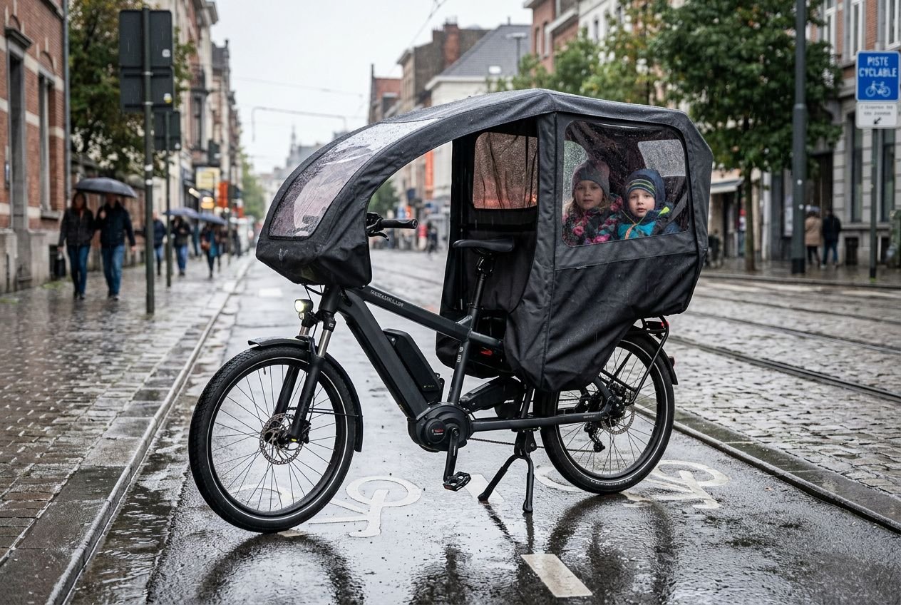 Protection pluie multitinker : capote haute, basse et complète